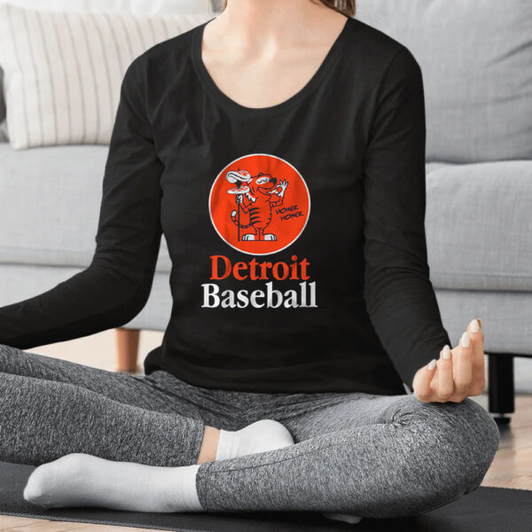 DETROIT BASEBALL PIZZA SPEAR T-SHIRT2