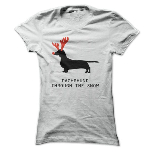 Dachshund Through The Snow T-Shirt