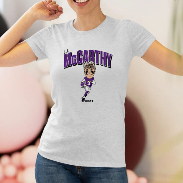 J.J. MCCARTHY CARICATURE T-SHIRT2