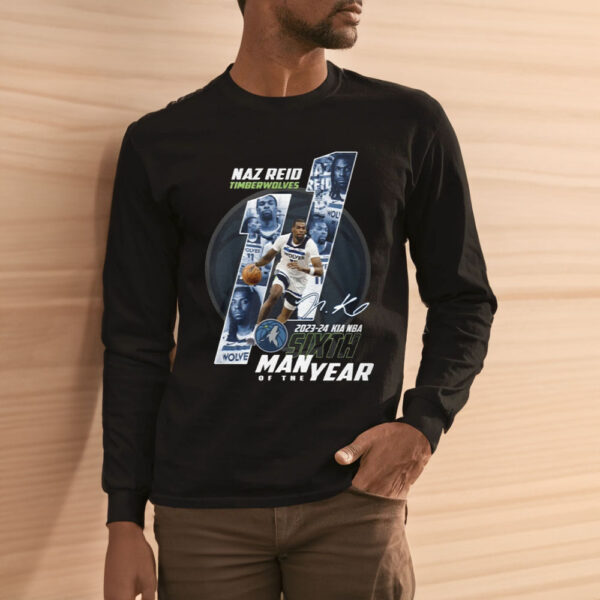 Naz Reid Timberwolves Sixth Man Of The Year T-Shirt3