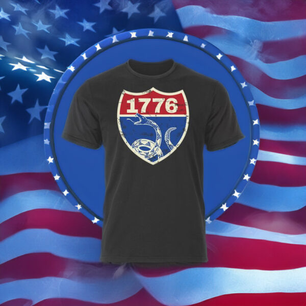 Support Infowars and Alex Jones with 1776 Road Sign T-Shirts