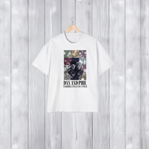 Dan And Phil Terrible Influence Tour T-Shirt1