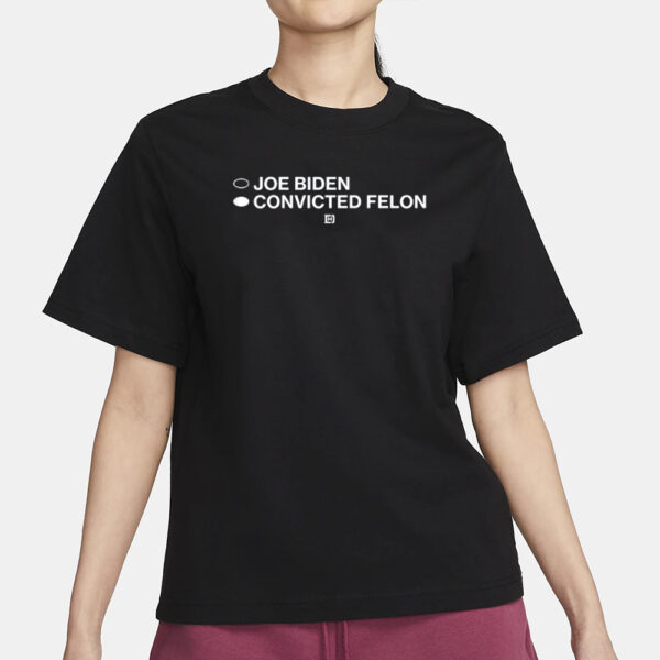 David J Harris Wearing Joe Biden Convicted Felon T-Shirt1