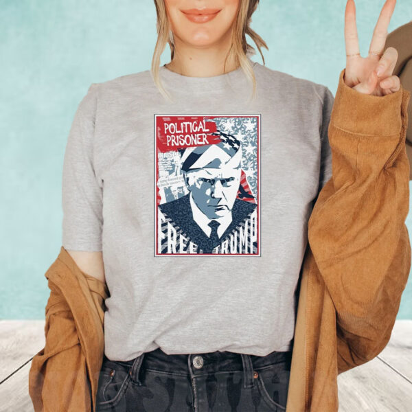 Free Trump Political Prisoner 2024 T-Shirt5