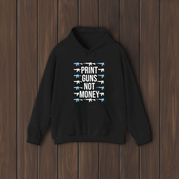 Print Guns Not Money M4A1 T-Shirt1