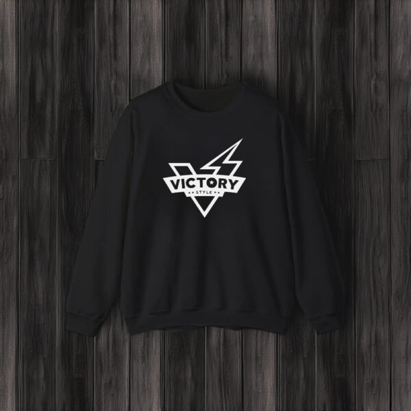 Black Victory Style Flag T-Shirt