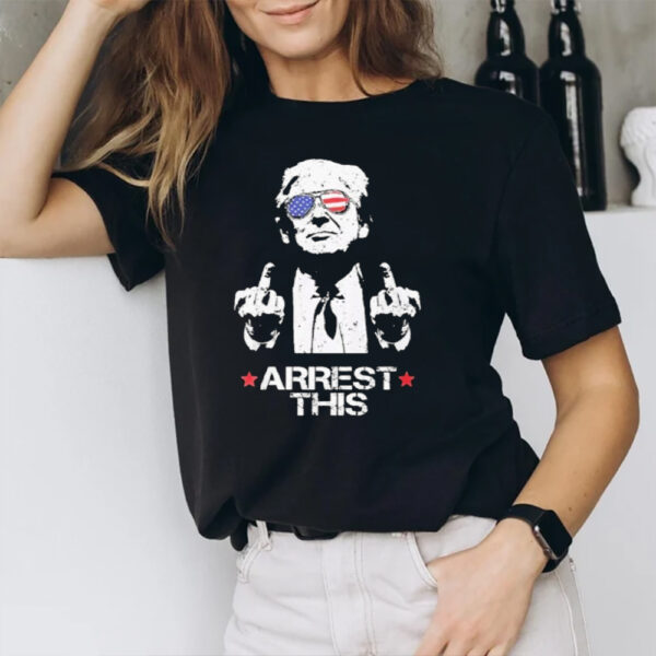 Donald Trump Arrest Funny Elections 2024 T-Shirt1