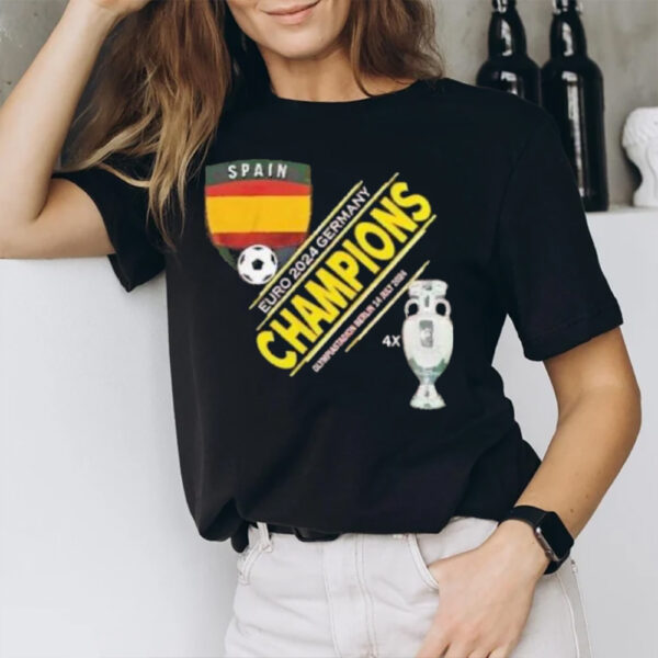 Euro 2024 Germany Champions Olympiastadion Berlin 14 July 2024 T-Shirt1