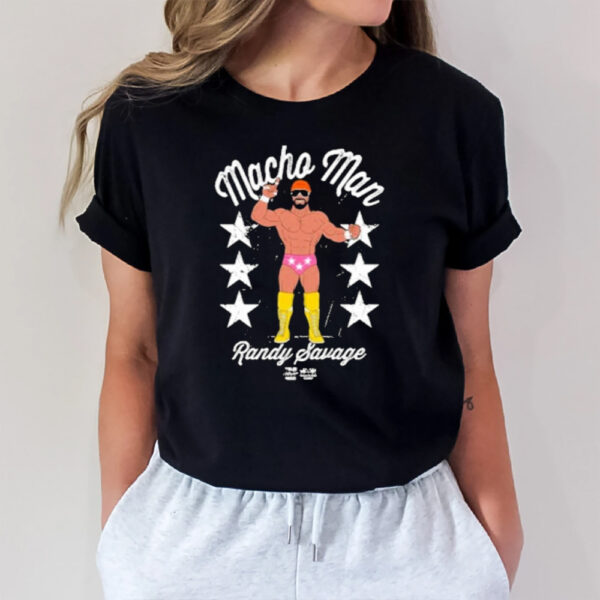 Macho Man Randy Savage Big Rubber T-Shirt