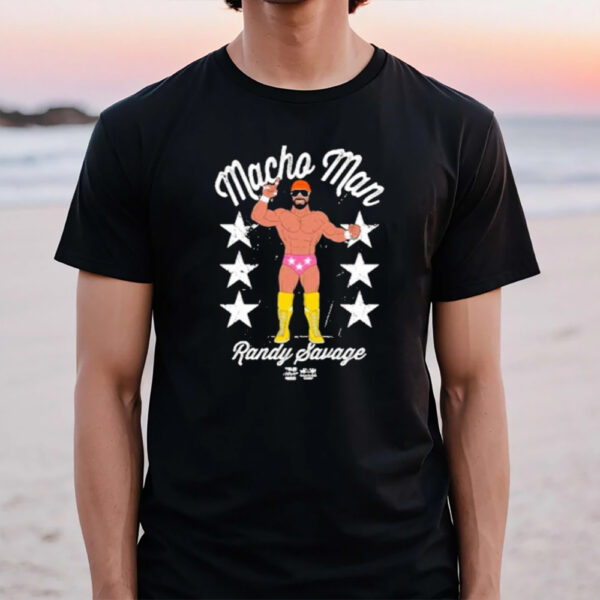 Macho Man Randy Savage Big Rubber T-Shirt1