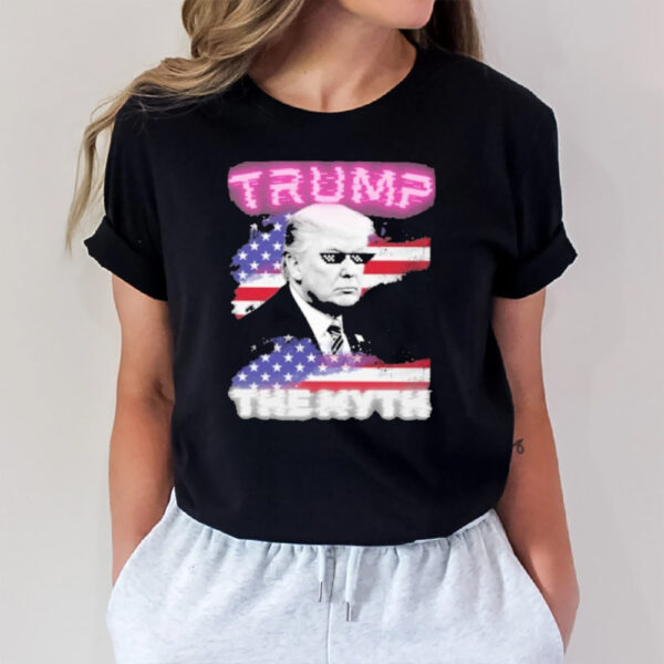 Trump American Flag The Myth T-Shirt