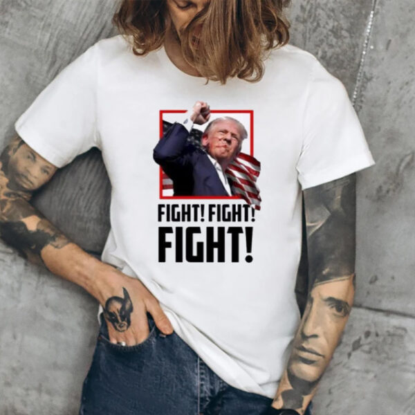 Trump Fight! After Gunshots T-Shirts1