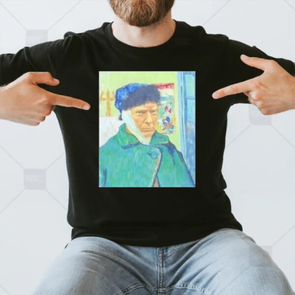 Trump Shot Painting Style Van Gogh T-Shirt