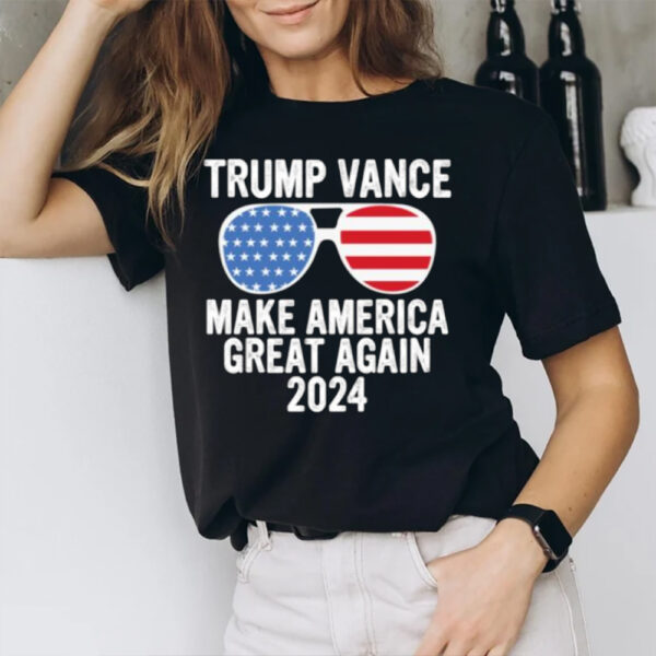 Trump Vance 2024 Make America Great Again Sunglasses T-Shirt1