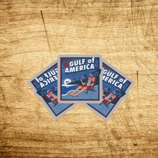 Greetings From The Gulf Of America Stickers