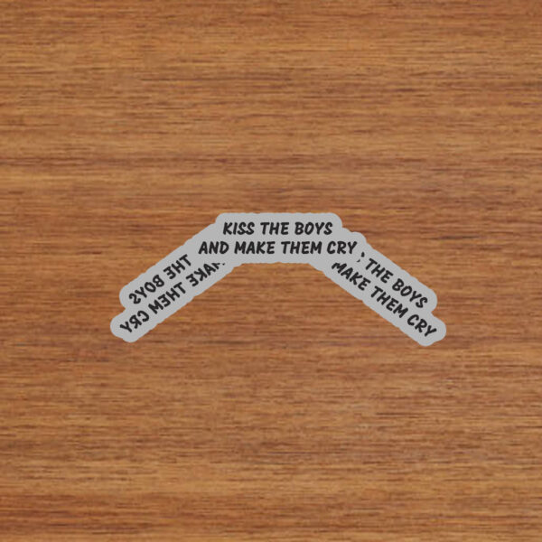 Kiss The Boys And Make Them Cry Stickers