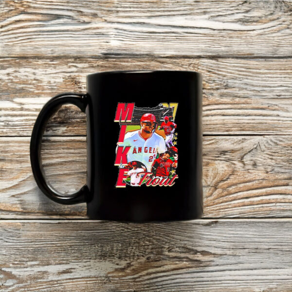 Los Angeles Angels Mike Trout 27 graphic Mug Coffee