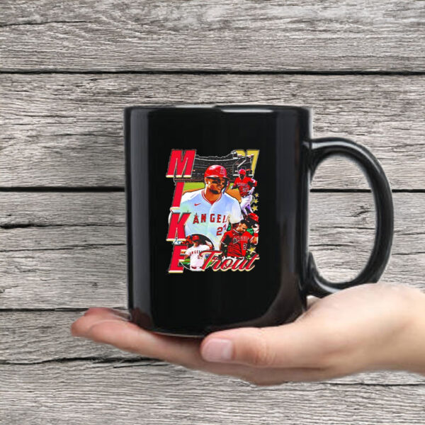 Los Angeles Angels Mike Trout 27 graphic Mug Coffee