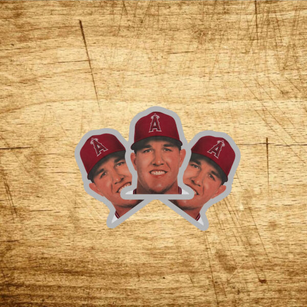 Los Angeles Angels Mike Trout Stickers