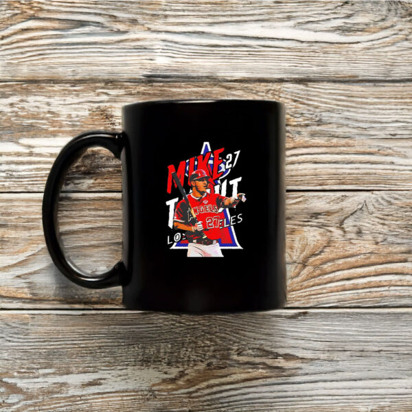 Mike Trout 27 Baseball Lover Los Angeles Angels Mug Coffee