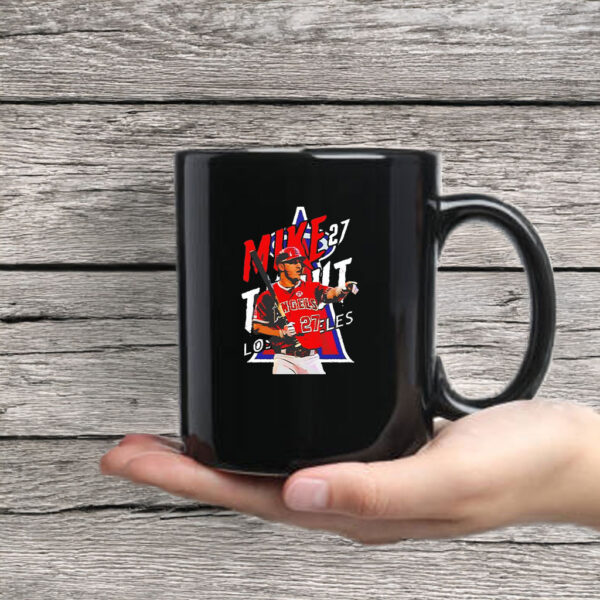 Mike Trout 27 Baseball Lover Los Angeles Angels Mug Coffee