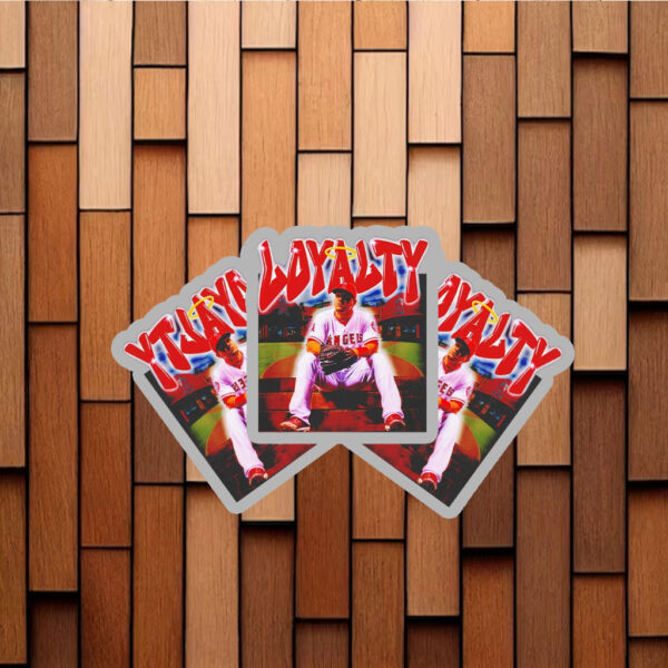 Mike Trout Los Angeles Angels Loyalty Stickers