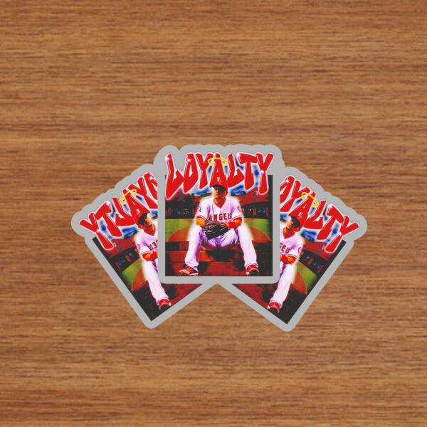 Mike Trout Los Angeles Angels Loyalty Stickers