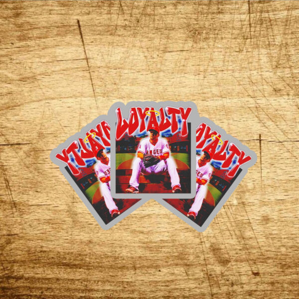 Mike Trout Los Angeles Angels Loyalty Stickers